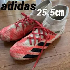 adidas Predator スパイク レッド/ホワイト　25.5㎝