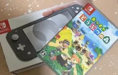 Nintendo Switch Lite グレー あつまれ どうぶつの森 セット