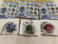 トイストーリーアクリルキーホルダー　ぷっくり3Dデザイン　3点セット