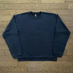 Hanes スウェット ブラック 無地 M