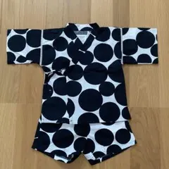 CIAOPANIC TYPY 黒白水玉甚平 Sサイズ 100cm-120cm