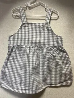 値下げ！COMME CA FOSSETTE ギンガムチェック サロペット 90