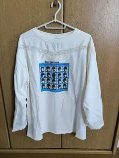 ニコアンドザ・ビートルズ 長袖Tシャツ ホワイト