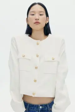 ポケットディテールカーディガン