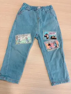 LITTC 子供用デニムパンツ ミッキー