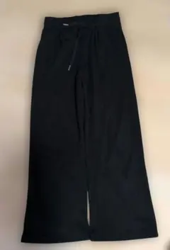 レディース　リブパンツ ブラック Mサイズ