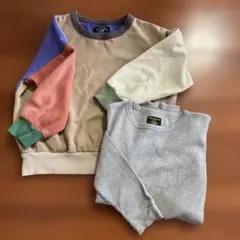 マーキーズ120cm トレーナー&ワッフル生地Tシャツ