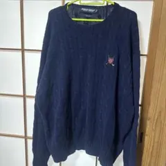 POLO GOLF Ralph Lauren ニット セーター XL ネイビー