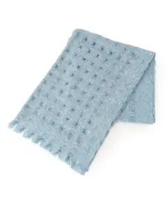 シューラルー❣️格子柄　ストール　マフラー　ブルー　大判ストール　チェック