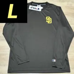 【新品未使用】MLB サンディエゴ パドレス　Lサイズ　ロンT　メッシュ
