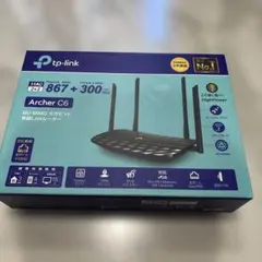 【中古】TP-Link Archer C6 無線LANルーター