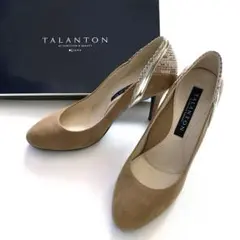 35. 【美品】TALANTON ★タラントン パンプス パイソン 23cm