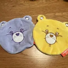 ガチャガチャ　ケアベア　ポーチ　2個セット