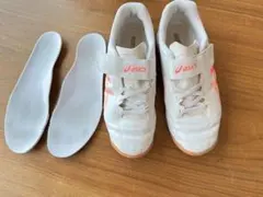 asics フットサルシューズ 21.0 cm ホワイト・ピンク