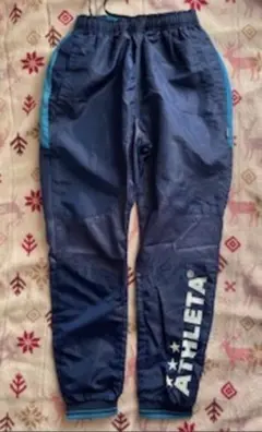 着用少　アスレタ　140 ATHLETA ピステパンツ 紺/青　ロングパンツo