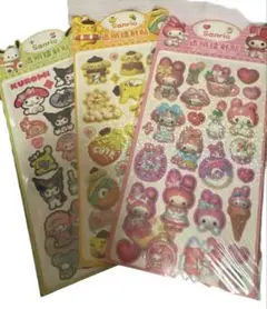 Sanrio キャラクターシール 3枚セット