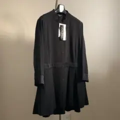 【未使用タグ付き】マカナナキャシー　シャツワンピ　L〜XL相当　ポリエステル　黒