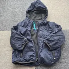 美品　ネイビー フード付きジャケット 18-24ヶ月