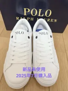 【新品】Polo Ralph Lauren スニーカー ホワイト×ネイビー 紺