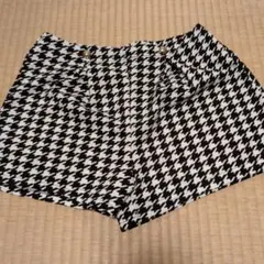 SHEIN ハウンドトゥース柄 ショートパンツ 11-12Y