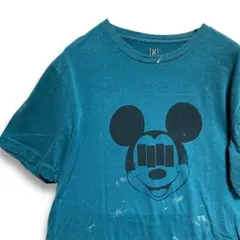 BLPK キャラ Tシャツ 古着 青 ブラッグフラッグ ロック バンド