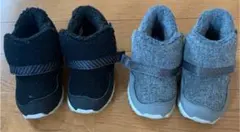 NEWBALANCE 冬用ブーツ　2足セット　双子ちゃんへ
