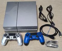 PlayStation 4 本体 プレステ4 コントローラー2つ メタルスライム