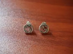 【定価の3分の1以下！】GUCCI インターロッキングG ピアス シルバー