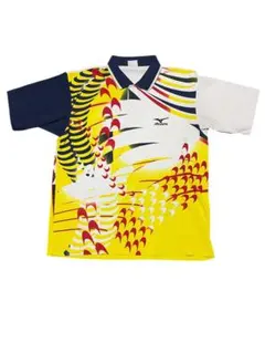 【卓球】ミズノ　ゲームシャツ　Sサイズ　総柄