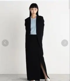 Vneck Straight Jumpsuit theater hinano - メルカリ