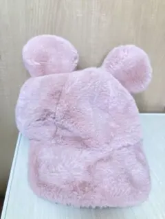 ディズニーリゾート限定ミッキーもこもこキャップ58cm