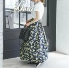 SEVEN TEN 花柄フレアスカート 多色 SEVEN TEN 花柄フレアスカート 多色 SEVEN TEN 花柄フレア