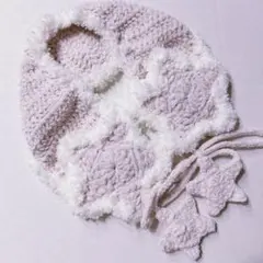 ハンドメイド イヤーマフ Y2K ウィッシュコア 星 編み物 冬 イヤーマフラー