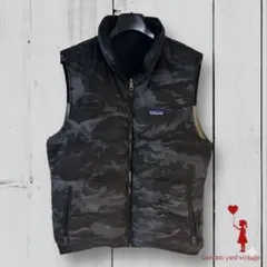美品 Patagonia リバーシブルベスト 迷彩#657