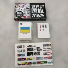 【絵札　ラミネート済み】世界の国旗かるたのサムネイル