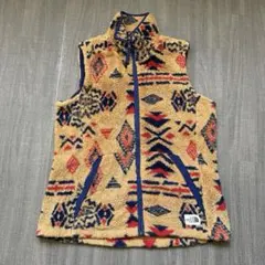 THE NORTH FACE フリースベスト 総柄 L