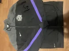 サンフレッチェ広島Nike Dri-FIT ウィンドブレーカー 黒灰紫