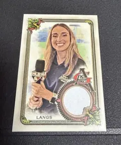 Topps Allen & Ginter Sarah Langs レリックカード
