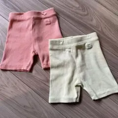 ZARA リブサイクリングショートパンツ レギンスのサムネイル