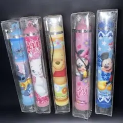 ディズニーデザインペン5本セット　ストラップ付き