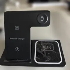 ワイヤレス充電器 ブラック USB-C