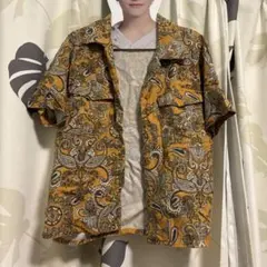 シャツ ペイズリー柄 Mサイズ