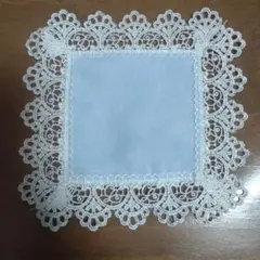 近沢レース店　ガチャプチタオル　120周年記念CLレース　水色