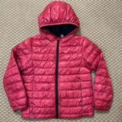 UNIQLO ピンク ダウンコート 130cm フード付き