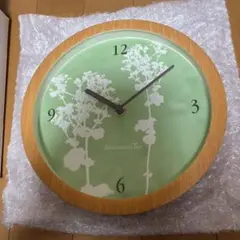 Afternoon Tea 掛時計 植物デザイン 30cm 未使用品