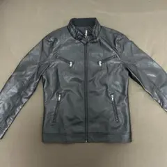 シングルライダース 黒 レザージャケット Mサイズ