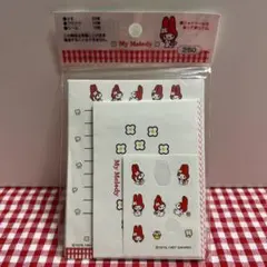 ♡My Melody♡ミニレターセット　1997年製　Sanrio マイメロ　赤