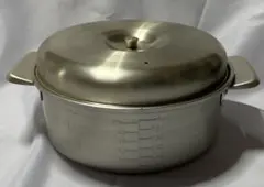アルミ鍋　目盛付き　昭和　レトロ　23cm