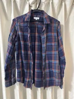 【beauty&youth united arrows】チェックシャツネイビーM