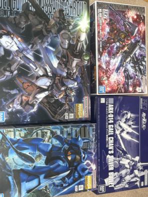 ガンプラ　MG四点まとめ売り　ジオング キュベレイダムド　ヴィダール ガンプラ MG四点まとめ売り ジオング キュベレイダムド ヴィダール